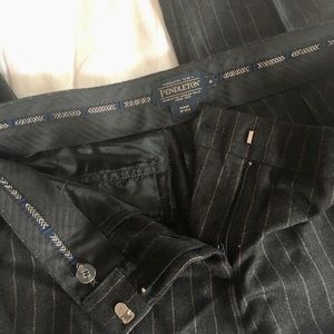 Pendleton Wool Pants Gray with Pinstripe EUC